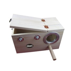 sleeri Ring Bird Parrots breeding Box Nest Box DIY Kits Peony Tiger Birds nest Parrot Cage Fitting Nesting Lock