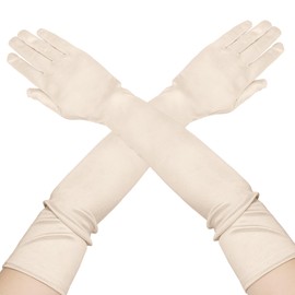 ItkFresh Opera Gloves, Long Gloves, Gloves Costume, Satin Gloves, Long Gloves For Women Fancy, Long Gloves Women Formal, Satin Gloves Elbow Length, Long Satin Gloves, 1920s Gloves