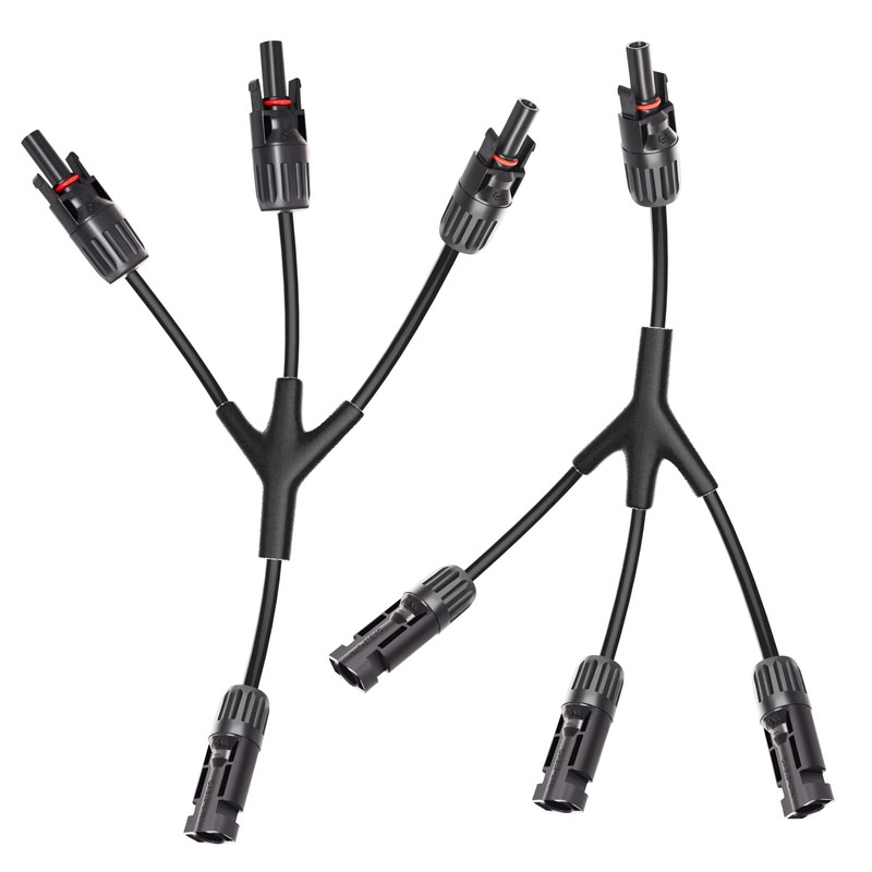 Cleqee Y Zweig Solar Connector Solar Panel Parallel Adapter 1