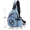 One Shoulder Bag, Crossbody Bag, Women's, Lightweight, Large Capacity, Waterproof,