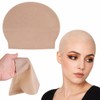 Latex Bald Cap for Adults, Realistic Nude Bald Head for