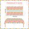 Happy Easter Tablecloth, Easter Tablecloth Cloth, Easter Colourful Egg Cartoon
