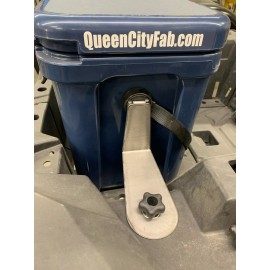 Queen City Fab Yeti 24 Polaris RZR XP 1000 Cooler Brackets Mounts(PROUDLY MADE IN THE USA)