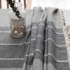 Plenmor Heavy Duty Cotton Linen Tablecloth Dust-Proof Tassel Table Cloth