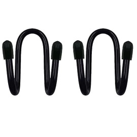 Cowboy Hat Holder Rack, Hat Holder Rack for Trunks Cars SUV, - Flexible Over The Car Seat Hat Hanger Hook - Keep Hat Shape - for Coats, Caps, Bag, Safety Helmet — 2 Pack - No Hat
