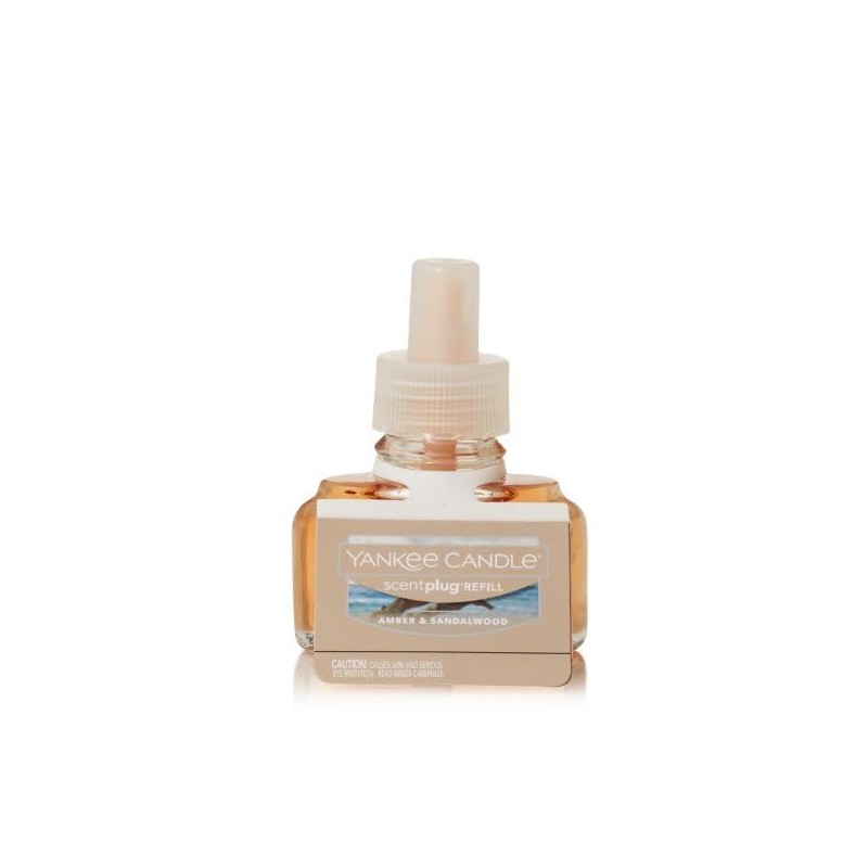 Yankee Candle Scent Plug Refill, Amber & Sandalwood (Pack of