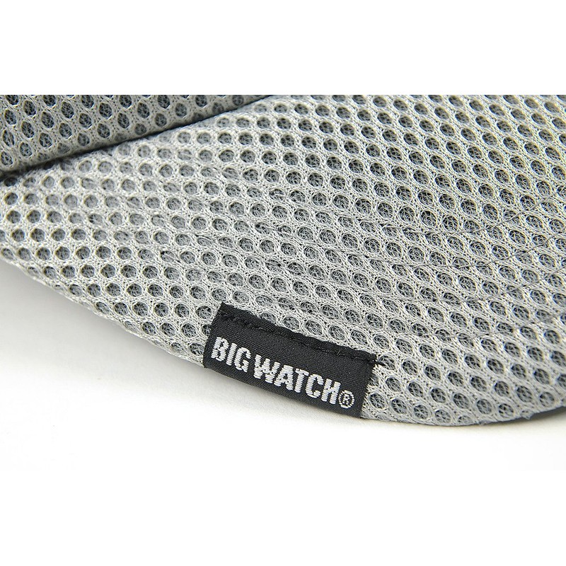 BIGWATCH Men's Plain Round Mesh Cap, Large Size - grays