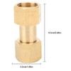 Brass Cylinder Adaptors, Thread CGA580 to CGA320 CO2 Cylinder Inlet