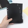 Black A6 Cash Envelopes, 12pcs Zippless Budget Binder Pocket with