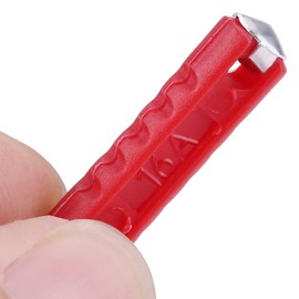 Torpedo Shaped Car Fuses, 200 Pieces Multicoloured Torpedo Shaped Car Fuses Assortment Kit for European Vintage Cars etc., 5A/8A/10A/16A/25A with Box