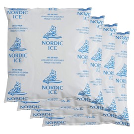 Ice Packs 16oz (Pack of 4) - Cooler Accessories - White