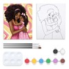 VOCHIC Family Canvas Painting Kit Pre Drawn Canvas for Painting