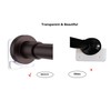 BRIOFOX Adhesive Shower Curtain Rod Holder | No Drilling |