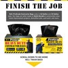 Reli. Contractor Garbage Bags 55 Gallon | 40 Trash Bags