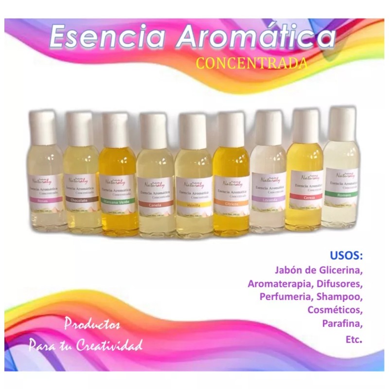 Productos Naturaly 6 Esencias Aromaticas 100ml Concentradas Aromaterapia Jabón