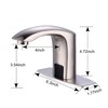 Gangang Touchless Bathroom Sink Faucet Adjustable Water Temperature Brass Automatic