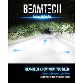 BEAMTECH H13 Fog Light Bulb, 9008 Fog Bulb Fog Light Bullb or Powersports Accessory Lights