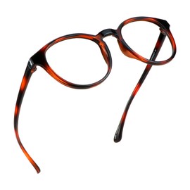 LifeArt Blue Light Blocking Glasses, Anti Eyestrain, Computer Reading Glasses, Gaming Glasses, TV Glasses for Women Men, Anti Glare (Tortoise, 1.25 Magnification)