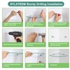 Glass Corner Shower Shelves, Tempered Floating Glass Shelves Wall Mount,