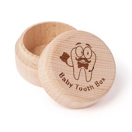 XUZOPIM Tooth Box Milk Teeth Girls Milk Tooth Box Wooden Milk Tooth Box With Teeth Pattern Tooth Box Milk Teeth Boys Milk Tooth Box Girls Tooth Fairy Gifts Girls Tooth Box For Milk Teeth Boys Girls