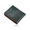 Mura Bridle Leather Men's Bi-fold Wallet - Prevents Skimming, green