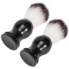 2PCS Men Portable Synthetic Nylon Beard Brush Salon Face Cleaning