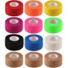 i-CHONY 12 Pack Self-Adhesive Elastic Bandage Wrap 1"x5yds Multi Color