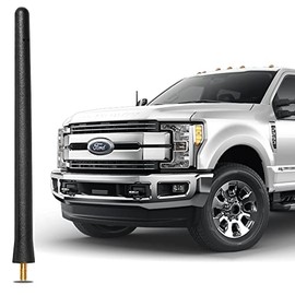 KSaAuto 6 3/4 Inch Antenna for 2017-2022 Ford F250 F350 Super Duty, Car Antenna Replacement for FM AM Reception, Flexible Rubber Ford Truck Antenna, Ford F250 Accessories