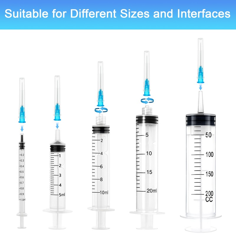 23G 25mm Needles, Disposable Dispensing Lab Supplies,100Pcs Dispensing Needle with