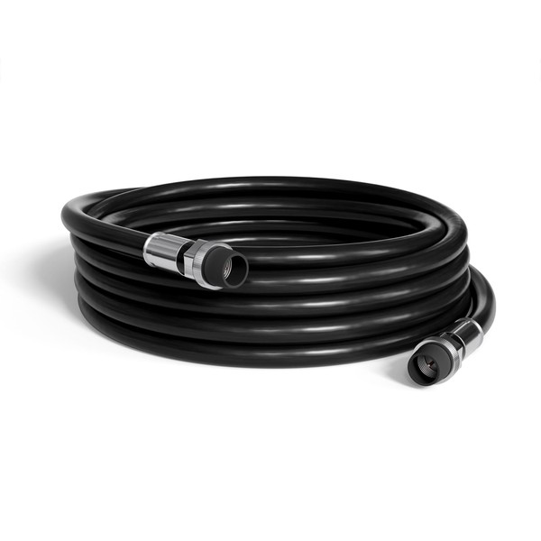 THE CIMPLE CO 12' Feet, Black RG6 Coaxial Cable with