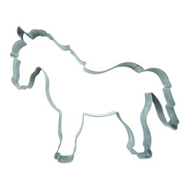 BekkiB 1134 Horse Cookie Cutter Approx. 11 cm Stainless Steel Dishwasher Safe