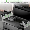 SUPIIRAW Stainless Steel Stove Gap Covers, Stove Gap Filler, Stove