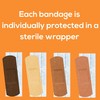 Tru-Colour Skin Tone Shade Fabric Bandages (100 Count) – Flexible,