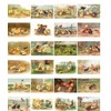 Vintage Easter Greetings Cards 24 pcs Chicks at Easter Rural