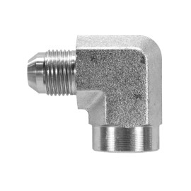 GATES 2502-06-02  HYDRAULIC FITTING  3/8" MALE JIC X 1/8" FEMALE PIPE 90 DEGREE