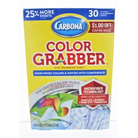 Carbona Color Grabber with Microfiber, 30 Count