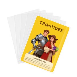 Premium Matte Card Sleeves 200 Micron Thickness 6 Packs (300 Pcs) – Ultimate Card Protection (60 x 90mm – for 58 x 88mm Cards)