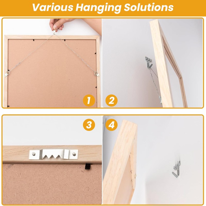 mosiller 246Pcs Picture Hanging Kit - Picture Hangers Assorted Kit