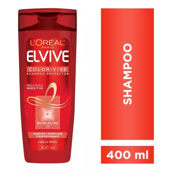 Elvive Shampoo L'oréal Paris Elvive En Botella De 400ml Por 1 Unidad