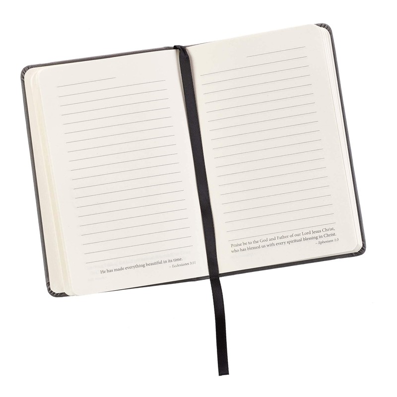 Be Strong Mini Hardcover Pocket Size LuxLeather Notebook with Elastic