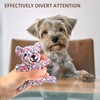 MEMOFYND 1 Piece Hand Knitted Bear Teething Toy for Puppies,