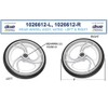 Left & Right Rear Wheels with Bearings ONLY for Drive