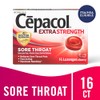 Cepacol Maximum Strength Throat Drop Lozenges, Cherry, 16 Count (Pack