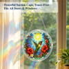 Acrylic Jigsaw Puzzle Suncatcher - Hummingbird Garden Decor 8.9inch