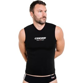 Cressi Core Vest 2.5 mm Man Thermal Oversuits, Black, XL