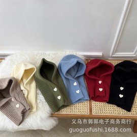 [International] Kids' Balaclava - All-in-One Hat & Scarf, Rafa Edition (Korean Version) - Namlf2479, Free Size for Children 48-52cm Khaki 3ea