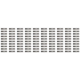 USA Mower Blades 100 8"x2" Unpainted Edger Blades for Echo 720237001, RYOBI 613223, Husqvarna :578 39 28-02, 601 00 24-54