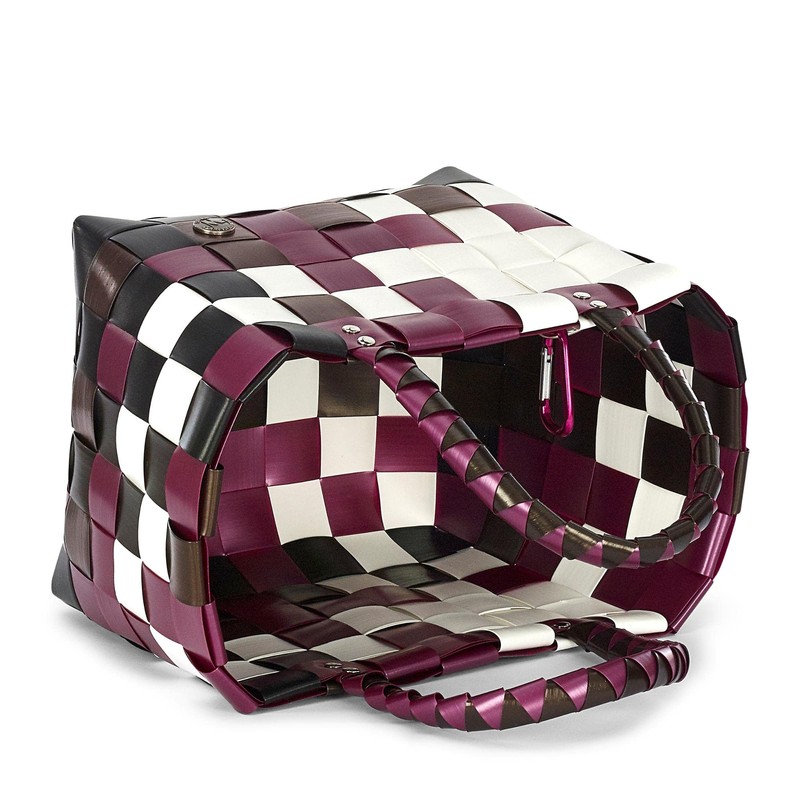 Witzgall Ice-Bag Mini Shopper 5008-01 Original Shopping Basket Dark Red/White