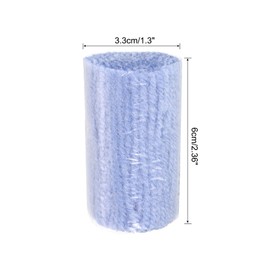 PATIKIL 10 Rolls Latch Hook Yarn, Latch Hook Kit Yarn Precut Hook Rugs Yarn Making Crochet Bundles for Latch Hook Rug Adults Beginners Tapestry DIY Craft, Blue