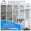 Megereet Updated Dimmable JDE11 120V 100W 120W Halogen Mini Candelabra